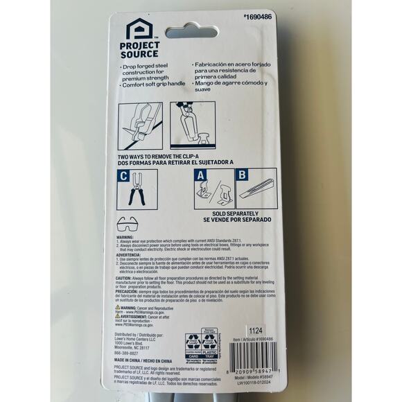 Tile Leveling System Installation Tools Floor Pliers Project Source 1690486 C - Picture 3 of 3